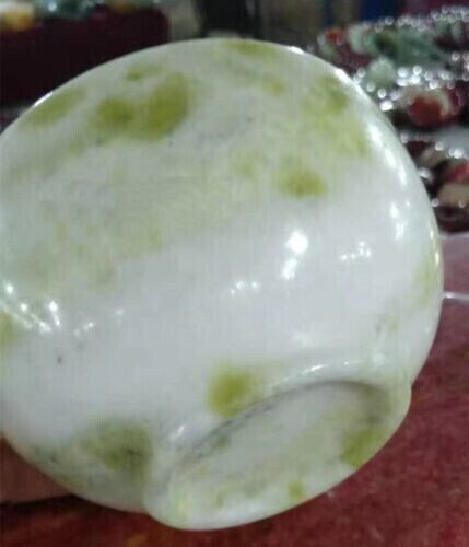 Natural jade carving and polishing jade bowls can be used as rice bowls - Picture 6 of 7
