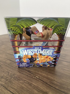 WWE Rumblers Wrestlemania Exclusive - The Rock & John Cena - NEW IN BOX!