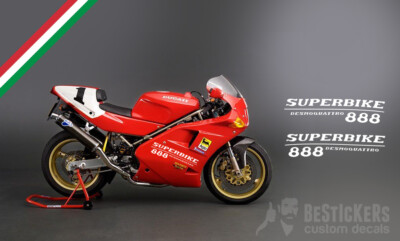 Adesivi per carene Ducati Superbike 888 desmoquattro