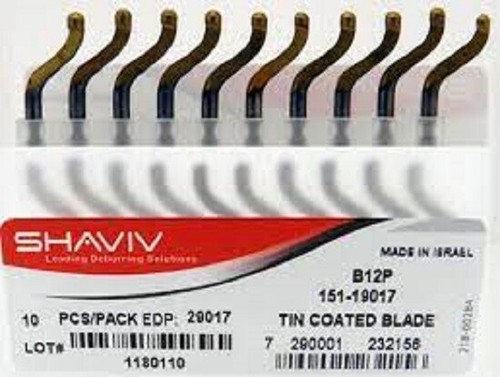 (10) Hojas de repuesto B12P Shaviv para soportes serie B Shaviv recubiertas de estaño 29017 - Imagen 2 de 2