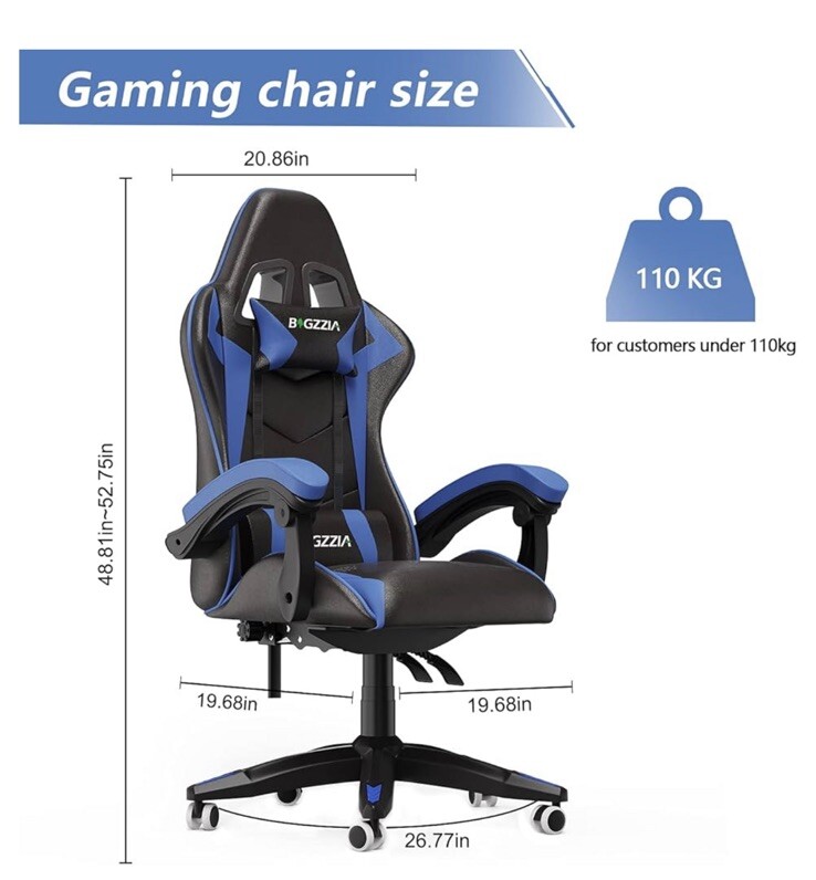 bigzzia gaming chair eBay