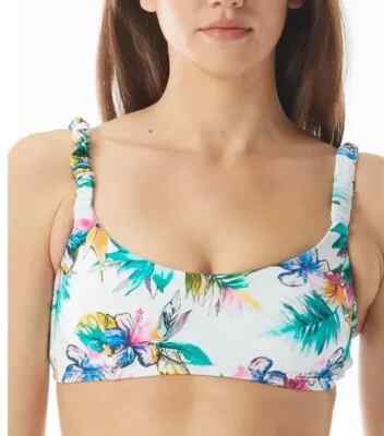 SUNDAZED Bella Printed Shirred-Strap Bi Multi M