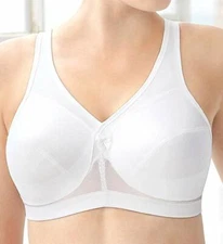 GLAMORISE White Magic Lift Active Support Bra, US 50C, UK 50C, NWOT