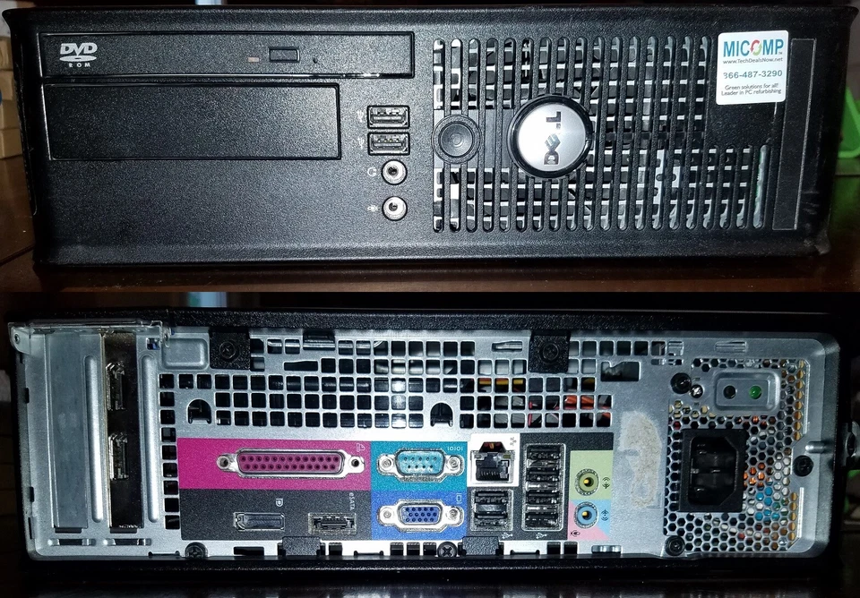 PC de escritorio 2,83 GHz cuatro núcleos, 8 GB de RAM, HD 1 TB, 2 GB gráficos, Win10, SFF Foto 2 de 4