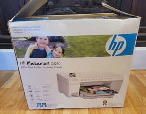 HP Photosmart C5280 Impresora todo en uno por inyección de tinta-CAJA  ABIERTA-SIN USAR | eBay