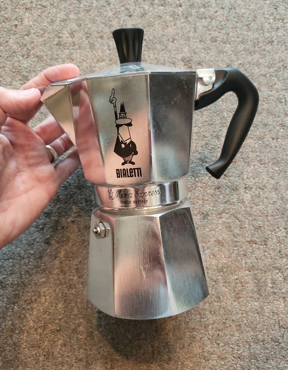 Bialetti 3 Cup Moka Stovetop Espresso Maker - Silver