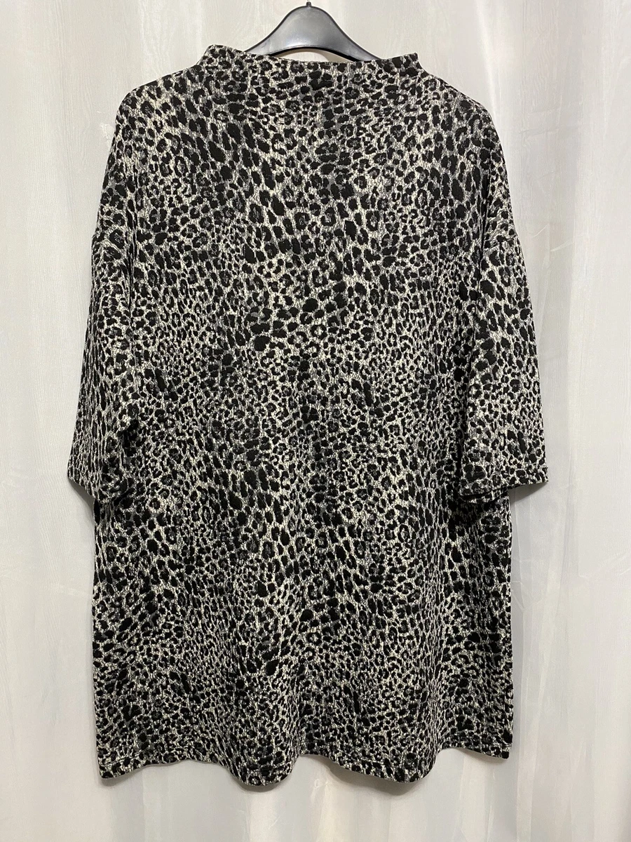 Tu leopard top print jumper