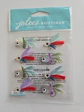 Jolee's Boutique FISHING LURES REPEAT Scrapbooking Stickers 