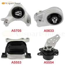 4pcs Engine Motor Mount For 2013-2017 Chevrolet Equinox GMC Terrain 3.6L