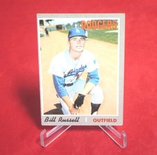 Bill Russell Rookie 1970 Topps Baseball Card #304