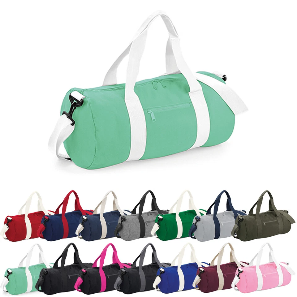 BagBase Sporttasche Schultertasche Beuteltasche ORIGINAL BARREL BAG Neu BG140