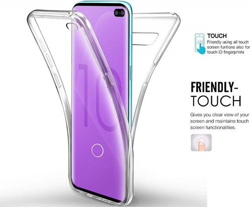 360°Full Protection Clear Silicone Case Cover For Samsung Galaxy S8 S9 S10 PLUS - Picture 3 of 11