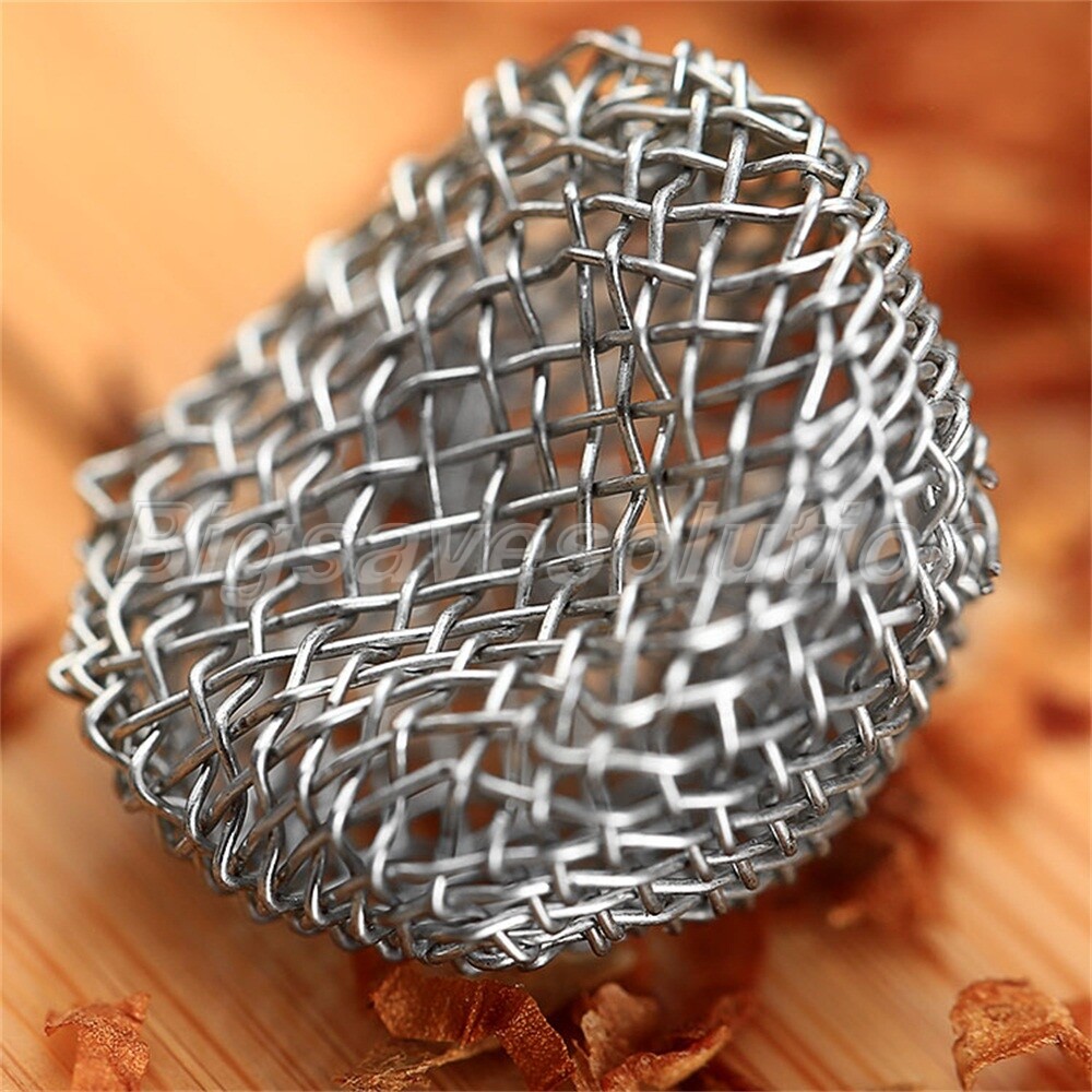 19mm/0.74" Tobacco Smoking Pipe Screen Ball Filter Combustion Promotion