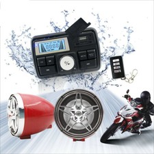 Waterproof Bluetooth Motorcycle Audio Radio Amplifier Stereo Speakers System MP3