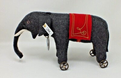 Steiff Club Edition 1997 フェルト・エレファント1914 Steiff 1914 Replica Grey Felt Elephant 1997 Club Edition Ltd Edt