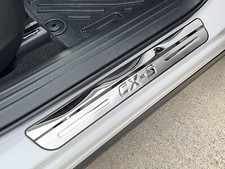 Door Sill Protector Scuff Plate Stainless Steel For 2017 2024 Mazda Cx5 Cx-5 Door Sill Protector Scuff Plate Stainless Steel For 2017 2024 Mazda Cx5 Cx-5