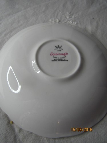 Vintage Colclough Bone China Stardust Cups And Saucer Made In English - Picture 9 of 9