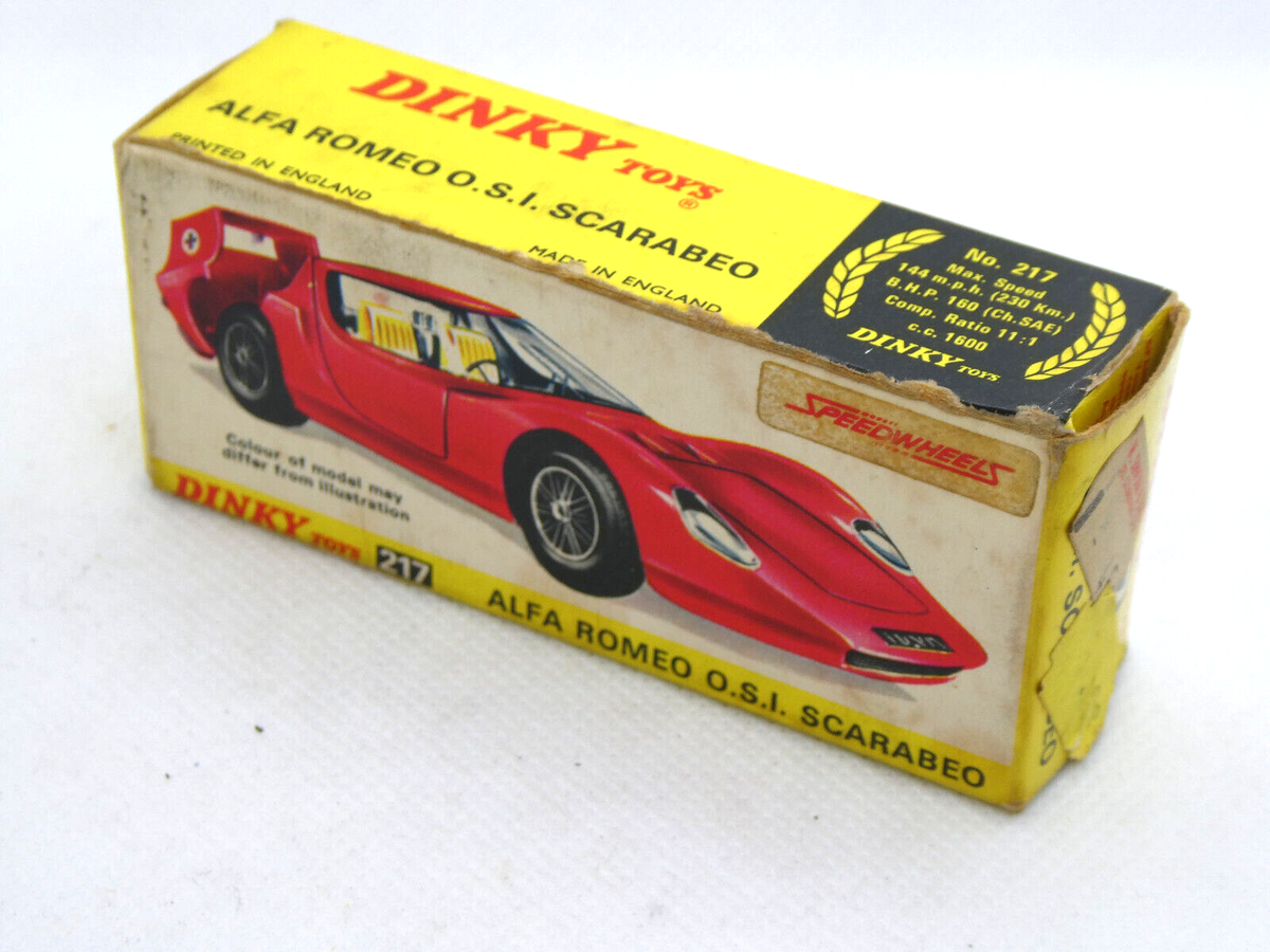 Dinky Toys 217 Alfa Romeo Scarabeo OSI Mint Boxed | eBay UK