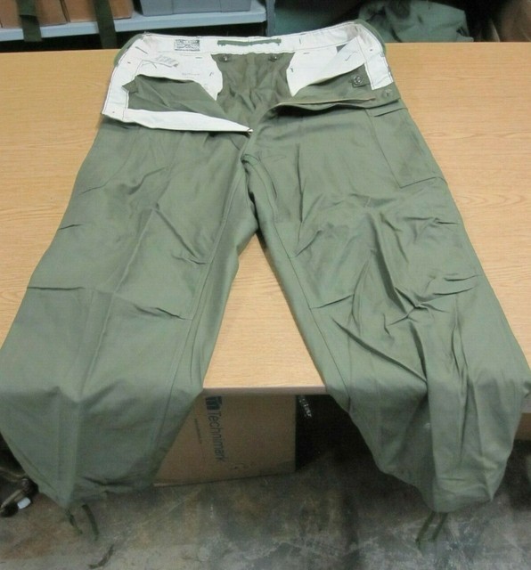 Rare New USGI Korean War M-1951 Od Field Pant Trousers Shell X Large Regular NOS | eBay