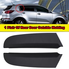 Outside Door Molding Rear Left Right Set For Kia Sportage 2011-2016 Outside Door Molding Rear Left Right Set For Kia Sportage 2011-2016