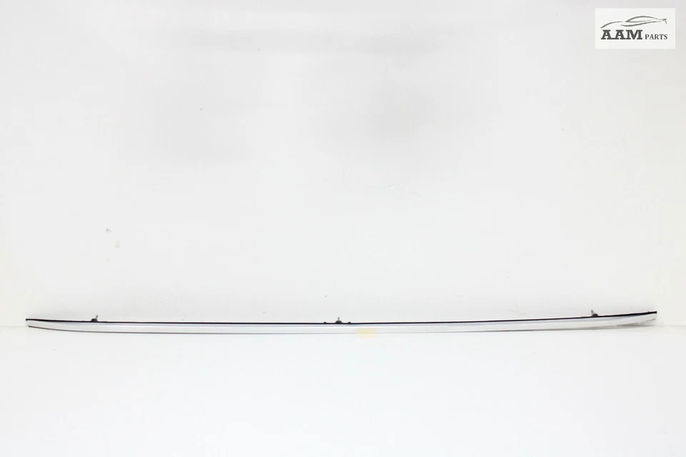 BMW X5 F15 2014-2018 lado del conductor izquierdo portaequipajes moldura plata OEM Foto 2 de 4