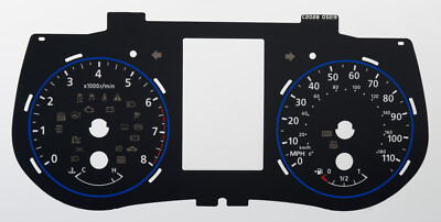 Lockwood Speedo Conversion Dial KMH to MPH Fits: Nissan Elgrand E52