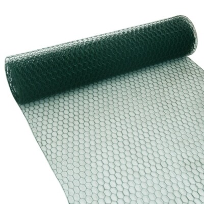 Sechseckgeflecht Kaninchendraht Grün 25mm 100cm 50m 1mm EXTRA PVC