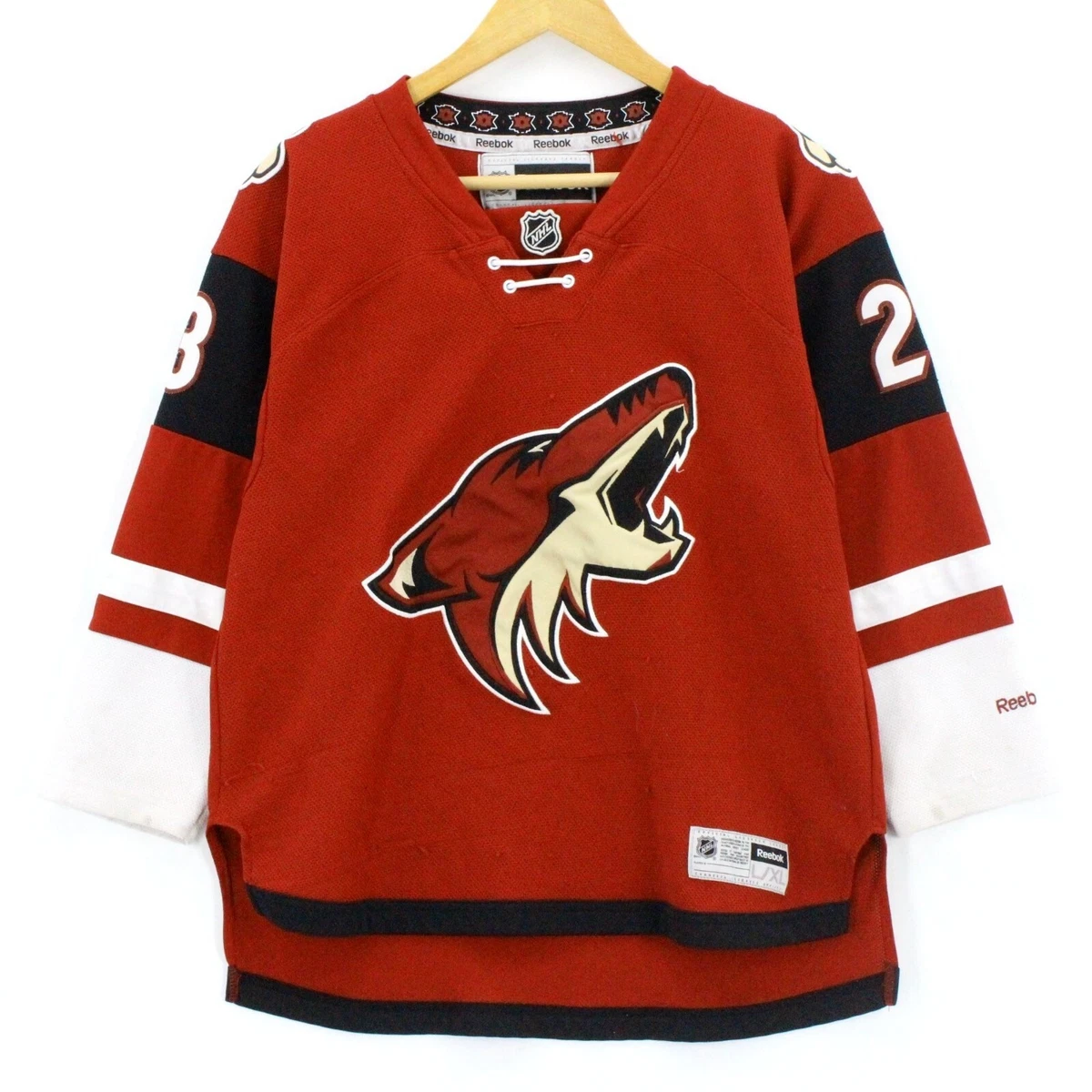 Arizona Coyotes NHL HOCKEY ROAD AWAY DESIGN Women's Cut Size Small Hockey Jersey
