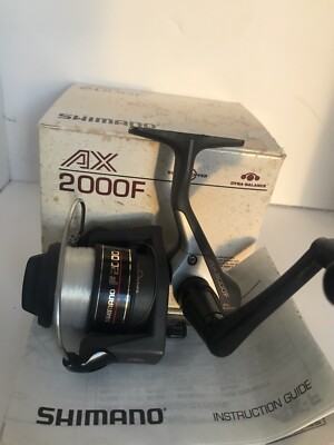 Vintage Shimano Ax2000f Fishing Spinning Reel Org Box Manual 51 