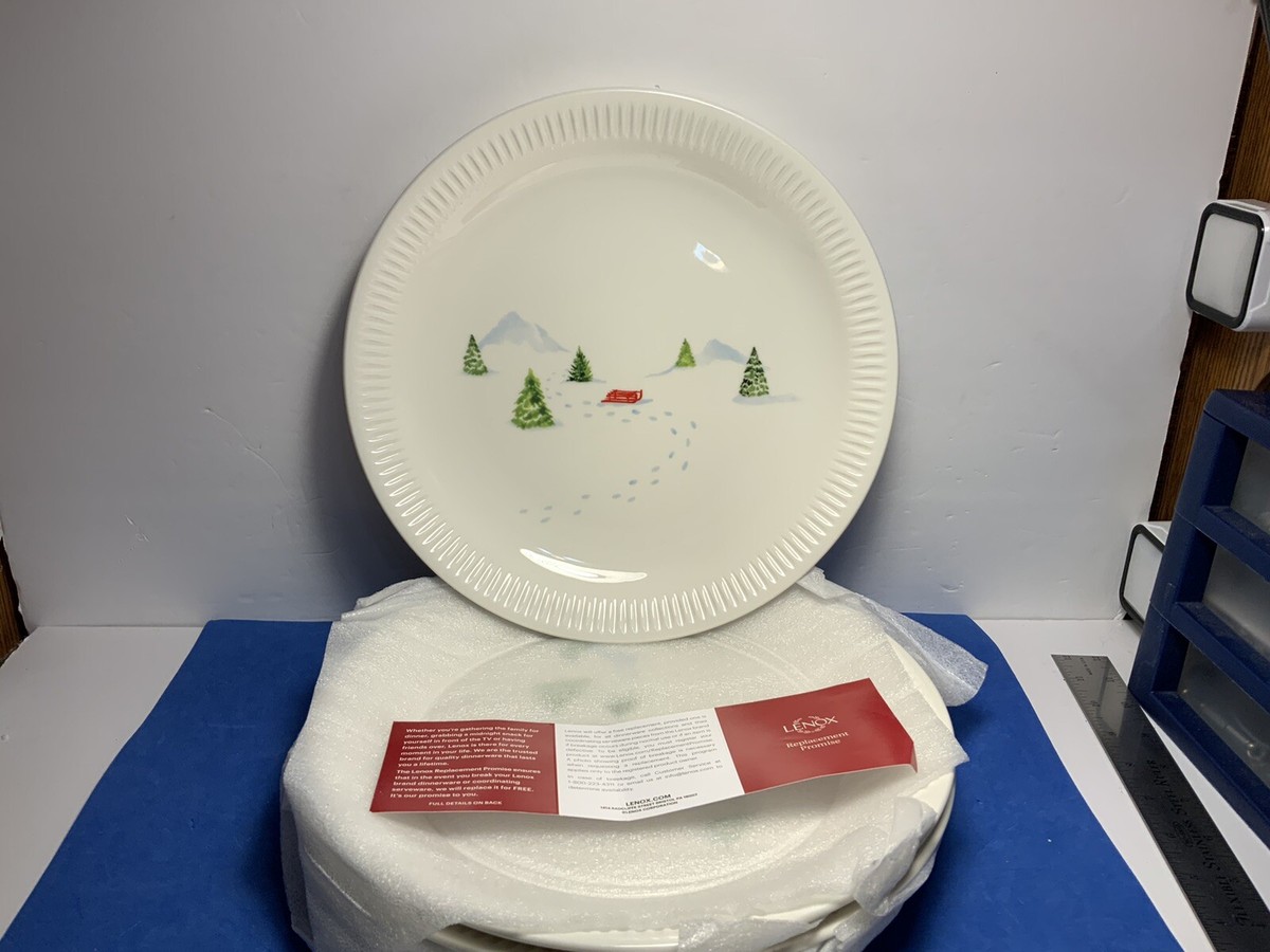 Snow Day Lenox Profile Dinnerware Set Balsam Lane Dinner Plates