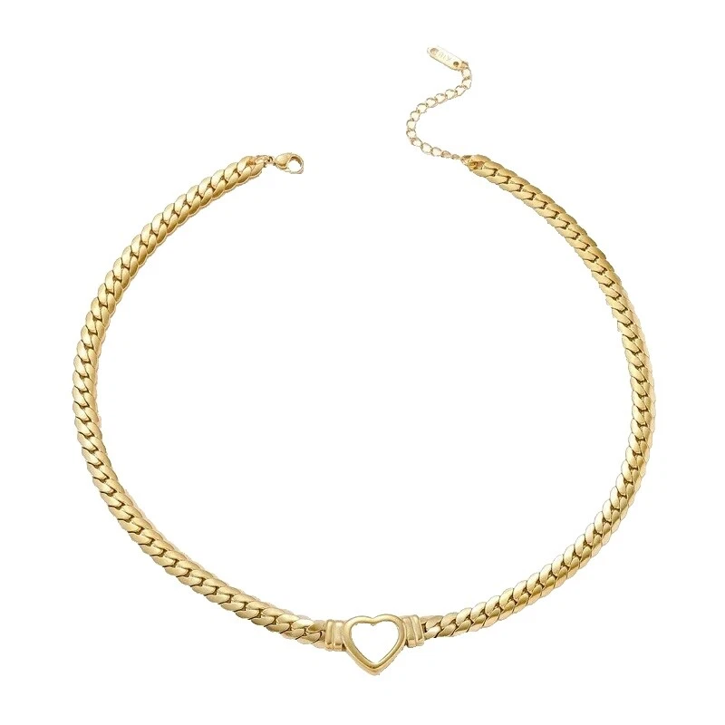 Yellow Gold Plated Choker Fashion Necklaces & Pendants