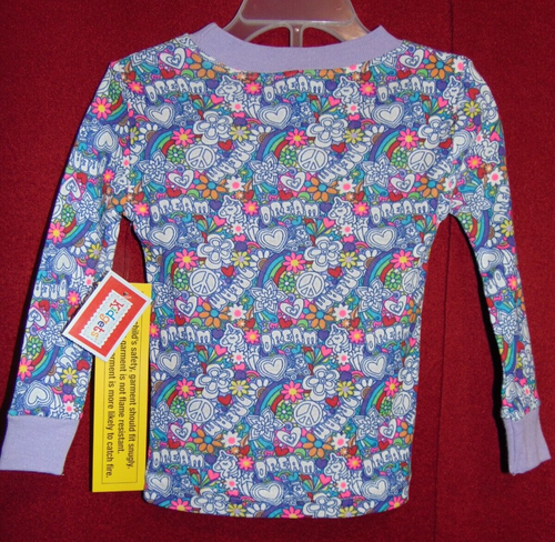 GROOVY GRAFFITI Size 5/6 DREAM 2 pc. Pajama Set by Extremely Me NEW w/ TAGS - Picture 5 of 8