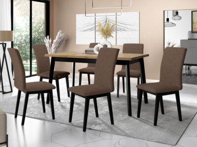 Essgruppe 23 Tisch Ante V + Stühle Howardii I 7-teilig Esszimmer Küche