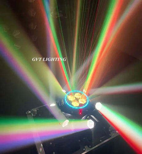 4-IN-1 Rotate Six Moving Heads LED Light Laser Strobe RGBW DJ Disco Party Stage - Picture 3 of 15