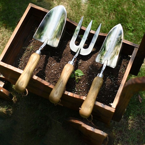 Ergonomisches Design Edelstahl Gartengerät bequem und mühelos zu bedienen - Bild 5 von 11