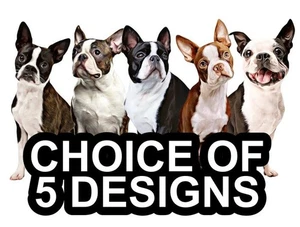 Boston Terrier Self Adhesive Dog Sticker