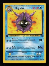 Cloyster 32/62 1st Edition Uncommon Fossil Pokemon Card on eBay