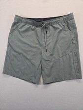 Gerry Men's Size XL Pull-On Trail Shorts Green Draw String EUC