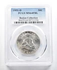 1951-D Franklin Half Dollar Boston Collection MS64 FBL PCGS *4718