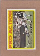 1972 TOPPS FOOTBALL JIM KIICK #121 DOLPHINS VG *A43062