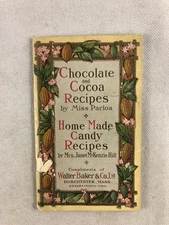 Chocolate & Coca Recipes by Miss Parloa, Home Made Candy, Walter Baker & Co.