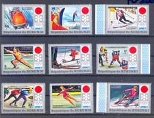OLIMPIADA - SAPPORO 1972 - BURUNDI - ZIMA - MNH
