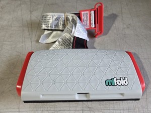 MIFOLD Grab & Go Portable Compact Car Booster Child Seat Gray Excellent Cond