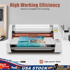 V350 Laminating Machine Hot Cold Roll Laminator Digital Display Single Dual