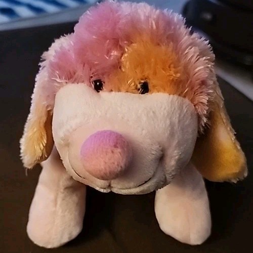 Ganz Webkinz Pink Punch Cheeky Dog HM495 Plush 13” Stuffed Animal No Code - Picture 1 of 4