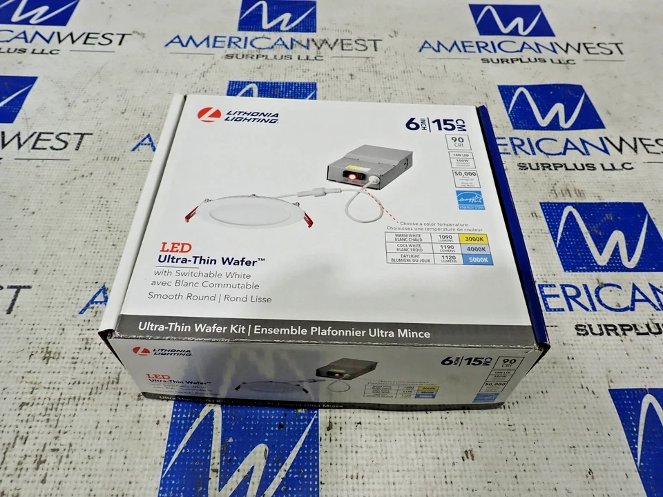 Lithonia Lighting WF6 LED 264T3R 30K40K50K Pila 5 rondas 6" Foto 3 de 4