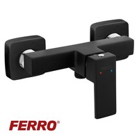 Ferro Duscharmatur Einhebelmischer Brause Armatur Dusche Wasserhahn - BZI7BL