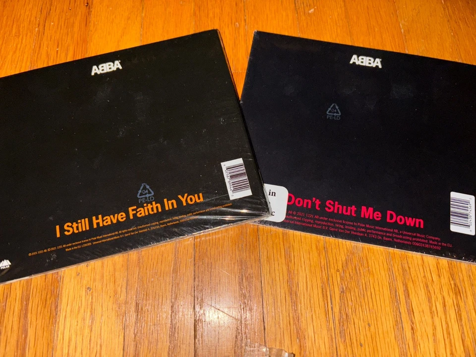 Two ABBA CD singles: I Still Have Faith and Don't Shut Me Down -- New, sealed Foto 2 de 2