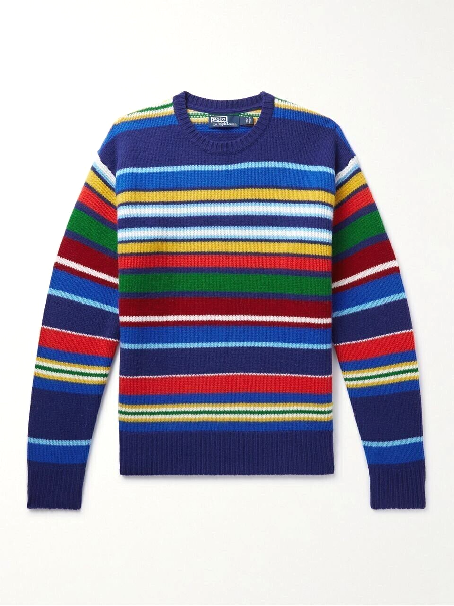 $298 Polo Ralph Lauren Men 100% Thick Gauge Wool Vibrant