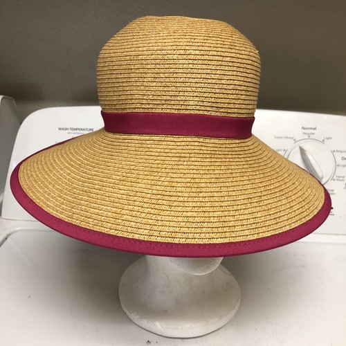 Sun N Sand straw sun hat wide brim UPF 50+ adjustable